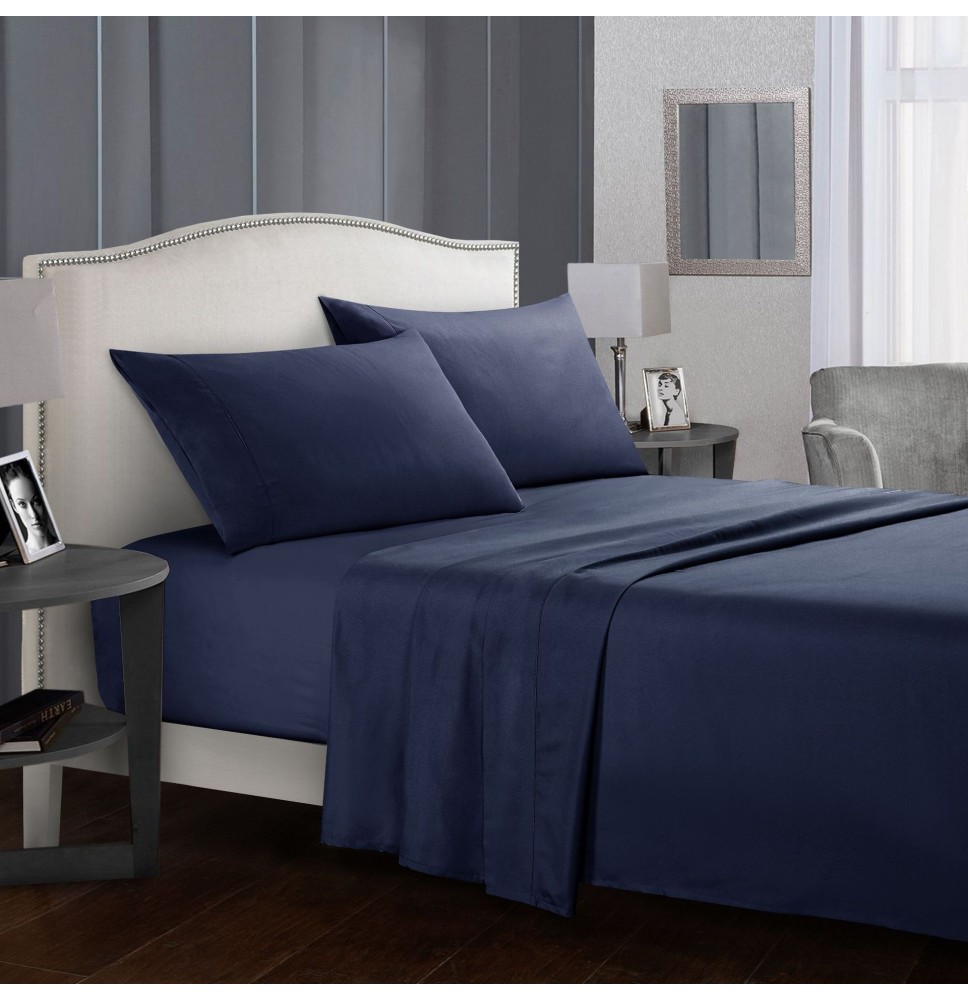 Hot Simple Style Hotel Bed Sheet Quilt Cover  Home Bedding Set