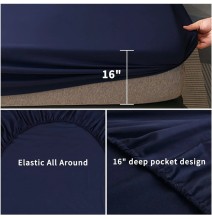 Hot Simple Style Solid Color Hotel Bed Sheet Quilt Cover Pillowcase Comfortable Home Bedding Set